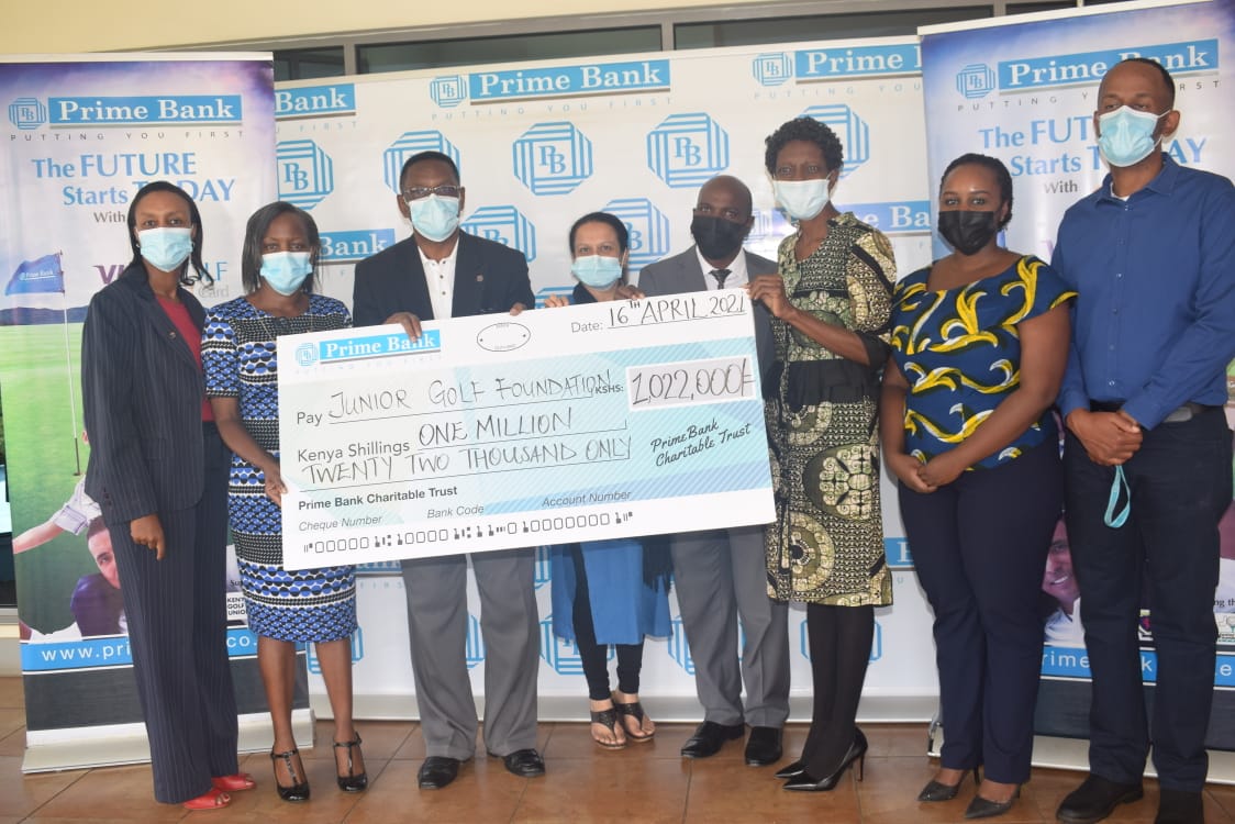 Junior Golf Foundation Receives Development cash from Prime Bank