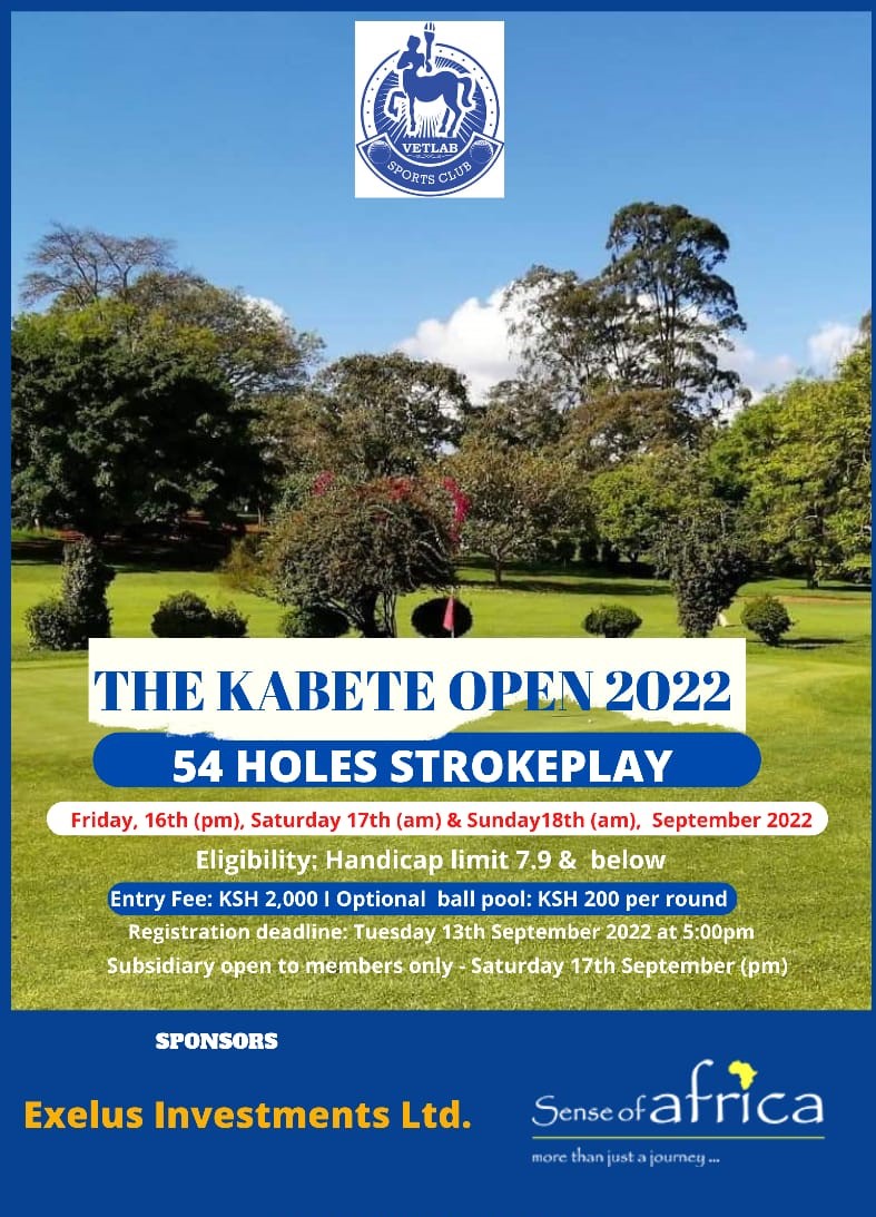 Kenya Golf Union » Kabete Open 2022 Kenya Amateur Championship Event